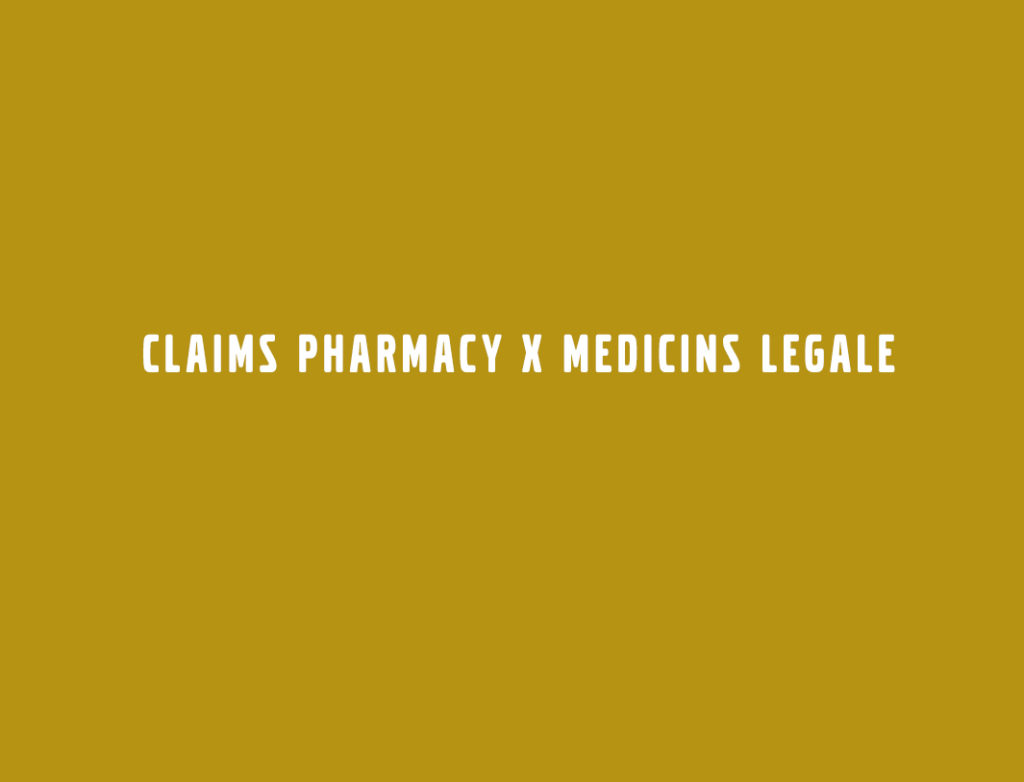 Claims Pharmacy x Medicins Legale 1